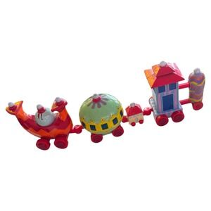 In The Night Garden Ninky Nonk Train Set Roll Along. Train is 12" put together